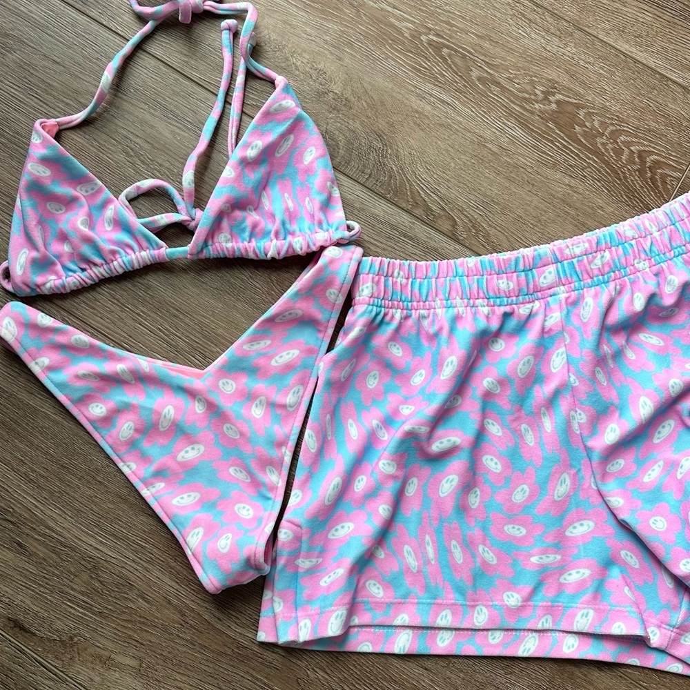 Frankies bikinis swimsuit and coverup